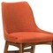 Armen Living Arcadia and Azalea 42" Round Orange and Walnut Wood 5 Piece Dining Set SETARDI5AZWAOR42 - alternate 4
